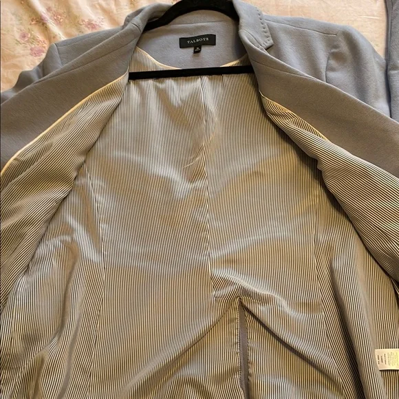 Talbots Blue Structured Blazer - Picture 5 of 8